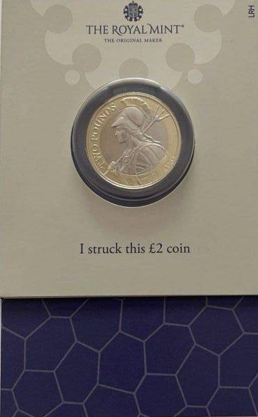 2021 Britannia £2 BU Strike Your Own Coin