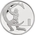 2018 C - Cricket 10p Coin