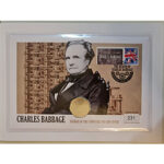 CHARLES BABBAGE 2021 ULTIMATE 50p LIMITED EDITION COIN AND STAMP COVER