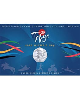 2021 Gibraltar Tokyo Olympic Cycling 50p