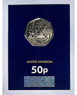 2019 D-Day 50p Brilliant Uncirculated CC