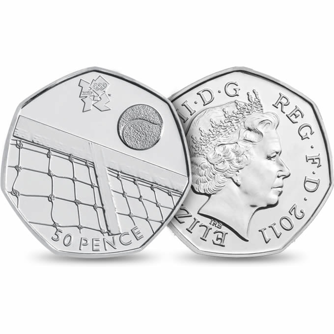 Tennis Olympic 50p