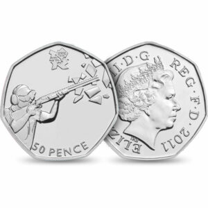 Shooting Olympic 50p