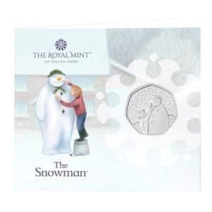 Snowman 2021 UK 50p Brilliant Uncirculated Coin
