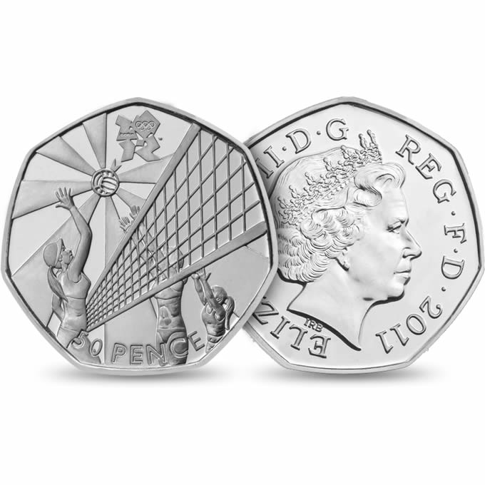 Volleyball Olympic 50p