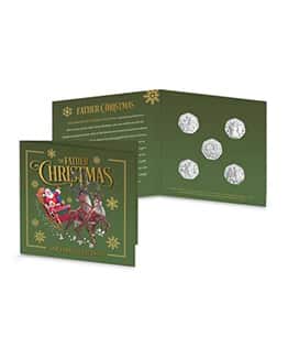 Father Christmas BU 50p Set