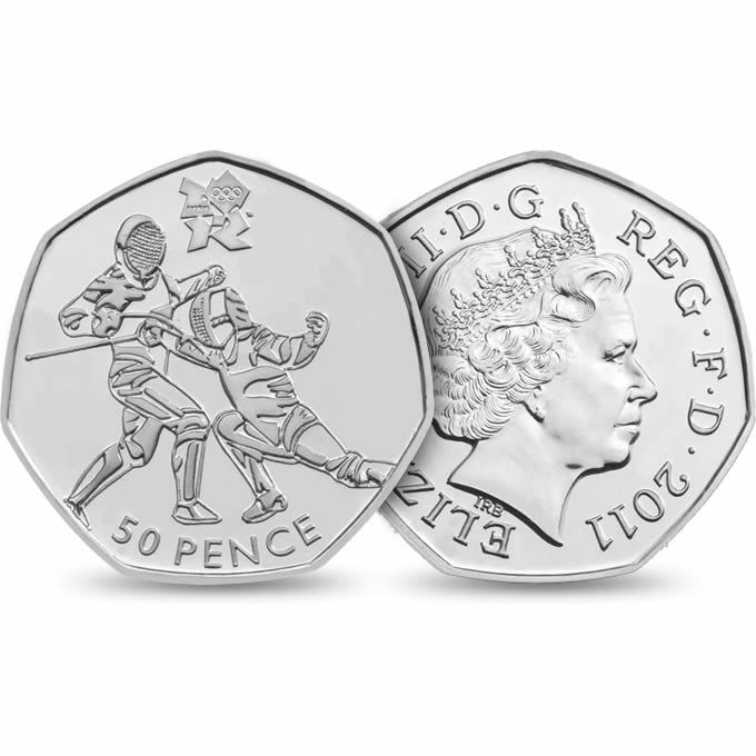 Fencing Olympic 50p