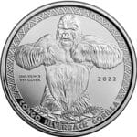 2022 Congo Silverback Gorilla One Ounce Silver Bullion Coin