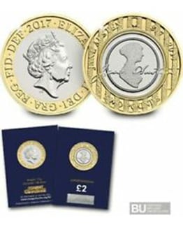 2017 Jane Austen £2 Brilliant Uncirculated CC