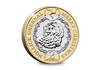 2019 Isle of Man Santa £2