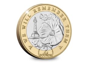 2021 Poppy with National War Memorial £2 Coin