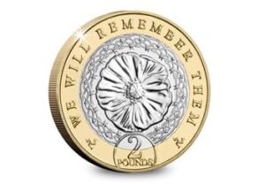 2021 Isle Of Man Poppy £2 Coin