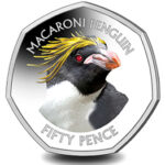 2018 Falkland Penguins II Macaroni Coloured 50p BU in Capsule