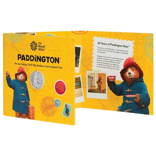 Paddington at the Station 2018 UK 50p
