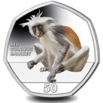 2018 Gibraltar Primates Coloured The Red Colobus Monkey 50p