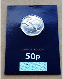 2019 Roger Bannister 50p Brilliant Uncirculated CC