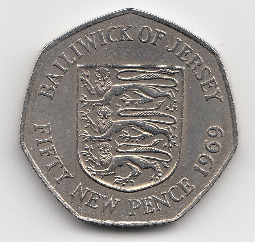 1969 Bailiwick of Jersey Large 50p