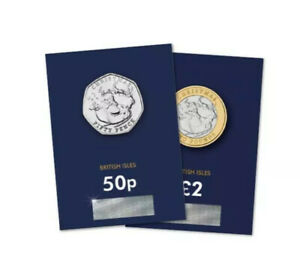 2020 Brilliant Uncirculated 50p & £2 Gibraltar Christmas Set