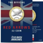 2019 Bailiwick of Jersey Red Arrows £2 Two Pound Coin Brilliant Uncirculated