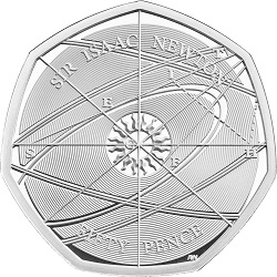 2017 Sir Isaac Newton 50p