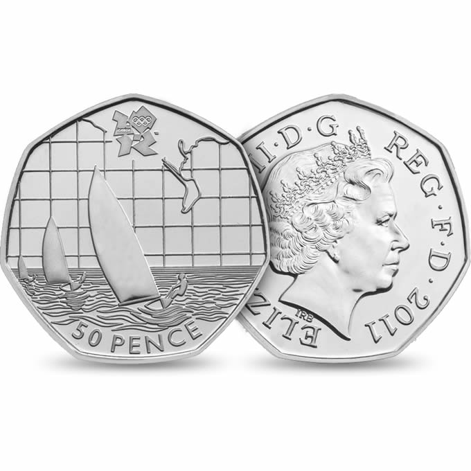 Sailing Olympic 50p