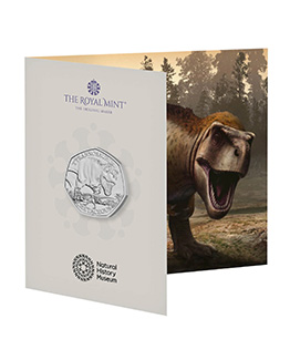 Tyrannosaurus 2024 UK 50p Brilliant Uncirculated Coin