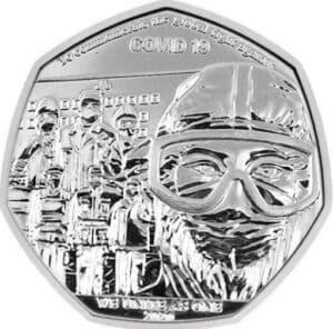 Gibraltar 2020 We Unite As One PANDEMIC (COVID) 50p