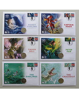 2019 The Peter Pan 50p Pence Isle of Man Coin Cover Collection - First Day Covers