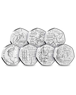 2020 peter pan 50p set