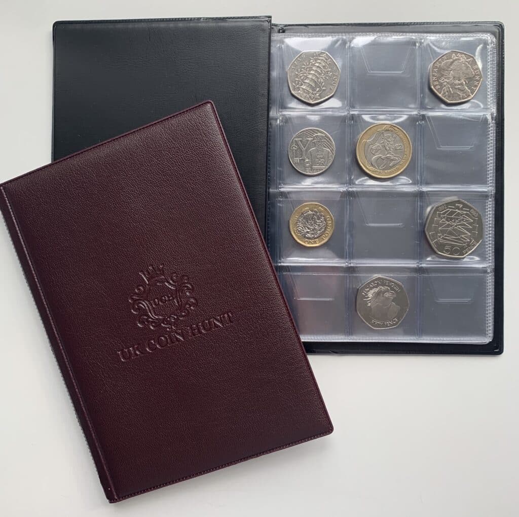 UkCoinHunt 96 Pocket Coin Album - Perfect For 50p And £2 Coins