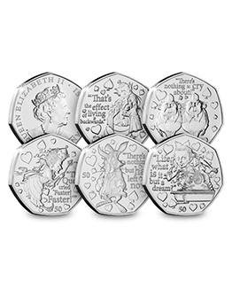 2021 Alice Through the Looking Glass 50p set