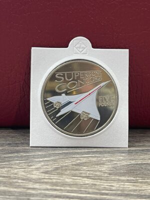 2009 Guernsey Supersonic Concorde PROOF £5 coin