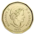 2022 Canada Oscar Peterson $1 Coloured Uncirculated Coin