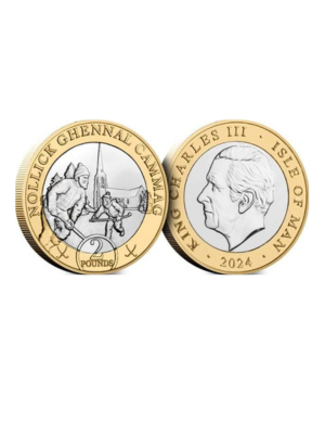 Isle of Man 2024 Christmas Circulated £2 Coin