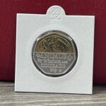 2022 Guernsey Platinum jubilee - Animus By Wisdom And Courage Dual Plated 50p