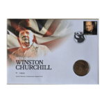 2015 Winston Churchill £5 Five Pounds Coin Cover PNC