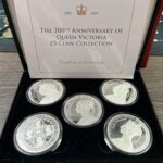 Jubilee Mint 200th Anniversary of Queen Victoria Silver-Plated £5 Coin Collection