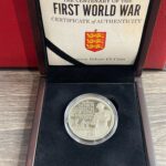 2014 Guernsey First World War £5 Silver Coin