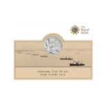 2014 First World War Outbreak Twenty Pound Silver Brilliant Uncirculated Coin In Folder
