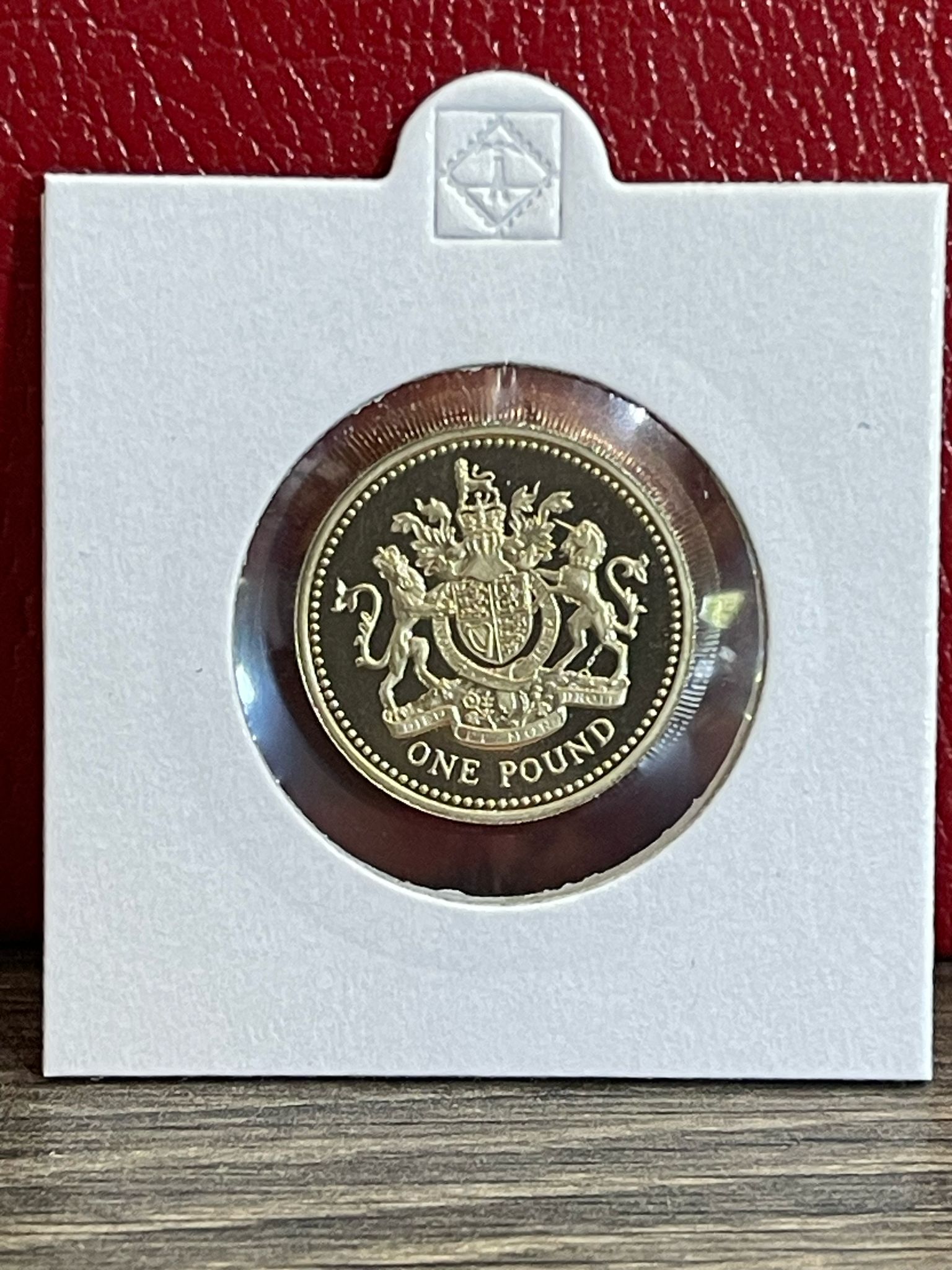 2003 Royal Coat of Arms PROOF £1 Coin