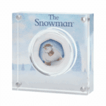 2020 Snowman Christmas 50p Silver Proof