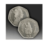 2008 Gibraltar Our Lady of Europe 50p Coin
