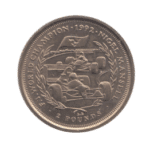 1993 Isle of Man – Nigel Mansell Vireneum £2 Circulated Coin