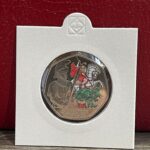 Jersey 2024 Patron Saints Set – Coloured St. George of England Brilliant Uncirculated 50p