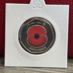 Guernsey 2021 RBL Modern Poppy Brilliant Uncirculated 50p