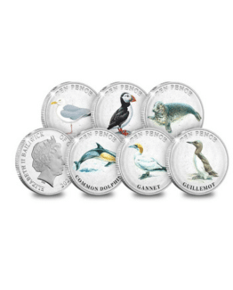 The 2021 Coastal Wildlife Guernsey Colour 10p Set