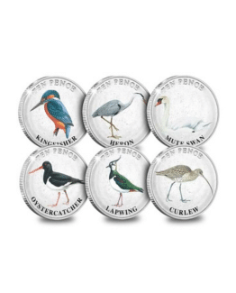 The 2023 Wetland Birds Guernsey Colour 10p Set