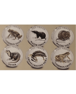 The 2022 Wetland Animals Guernsey Colour 10p Set