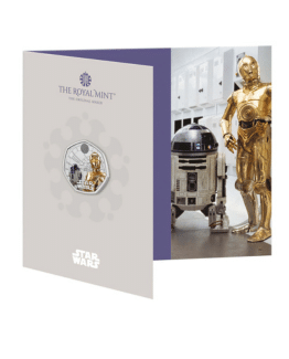 2023 Star Wars – 01 R2-D2 and 3-CPO 50p Coloured BU