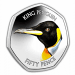 2018 Falkland Penguins II King Coloured 50p BU in Capsule